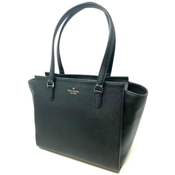 kate spade | Black Leather Tote Bag - Picture 2 of 8